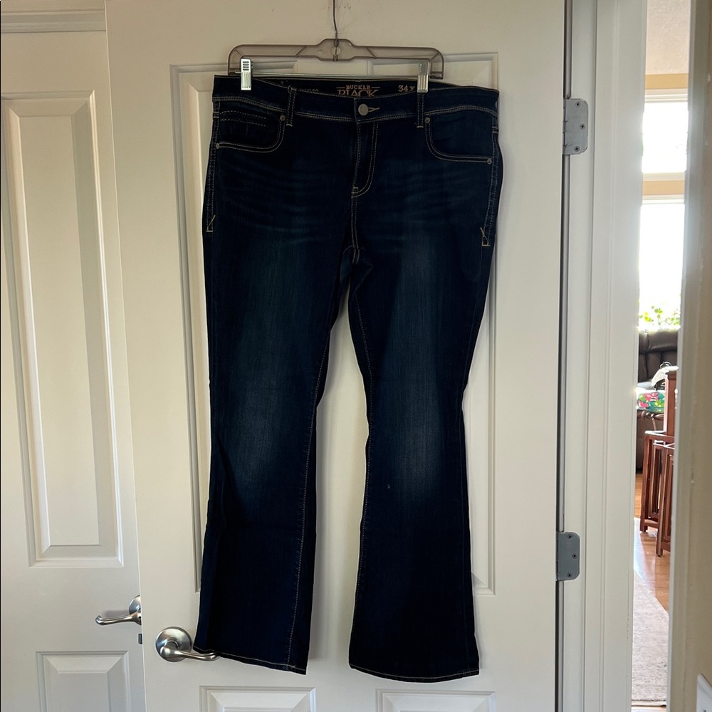 Vigoss Women's Dark Blue Boot Cut Jeans